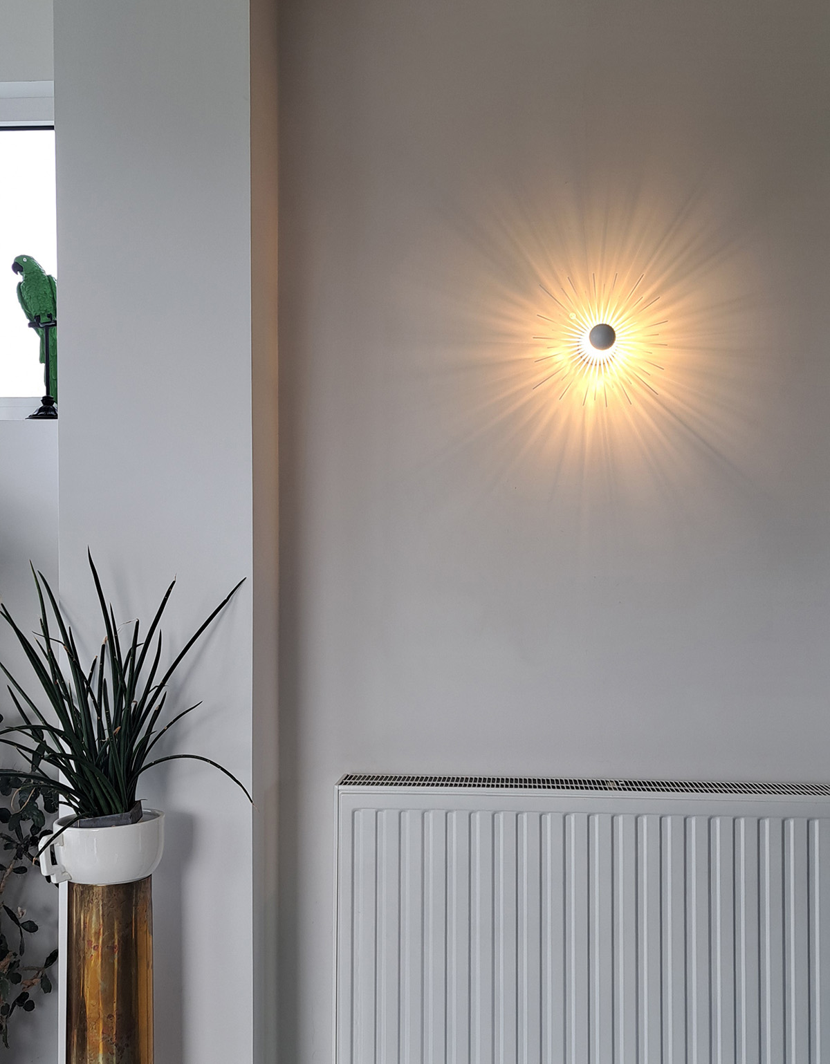 luminaire RAGGIO bianco design Nour