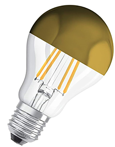 LED bulb gold mirror 7W