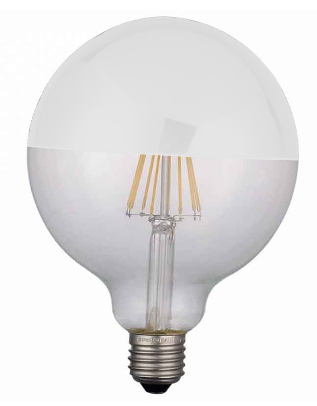 LED bulb 95mm white mirror 7W