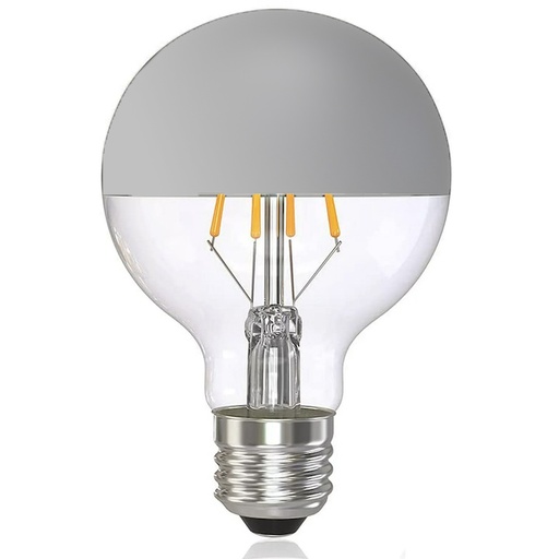 LED bulb 80mm white mirror 6W
