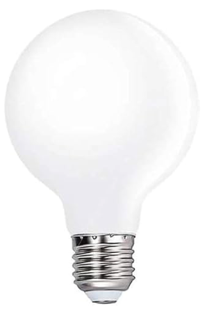 LED bulb 80mm opalain 7W