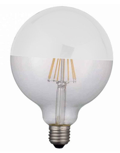 LED bulb 95mm white mirror 7W